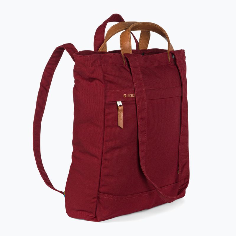 Чанта Fjällräven Totepack No. 1 в цвят бордо F24203 2