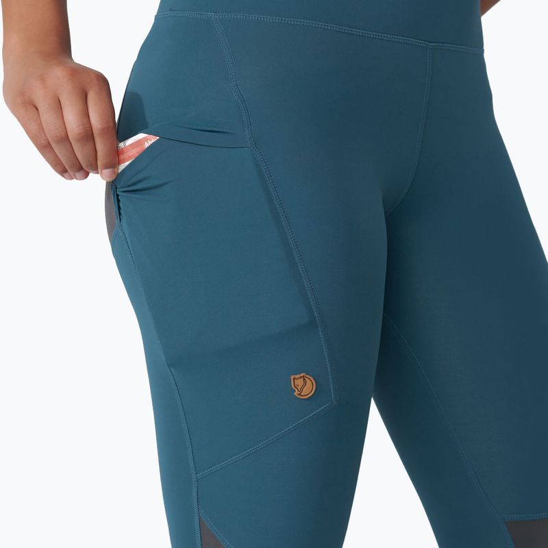 Дамски гамаши за трекинг Fjällräven Abisko Trekking Tights Pro blue F84771 5