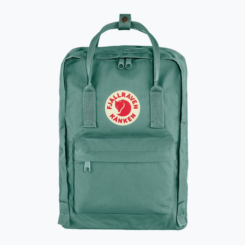 Градска раница Fjällräven Kanken Laptop 13 l frost green