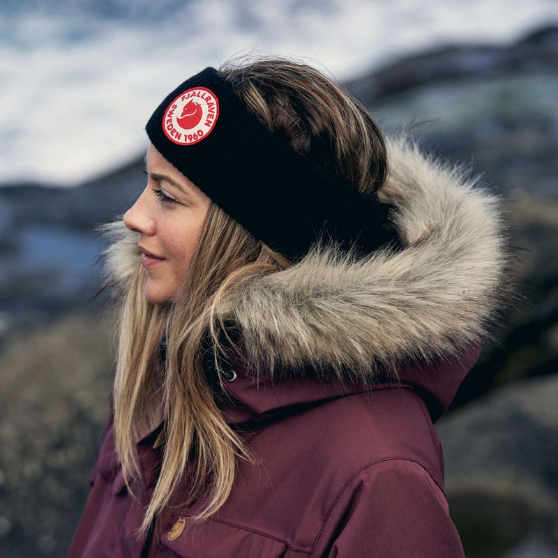 Лента за глава Fjällräven 1960 Logo black 4