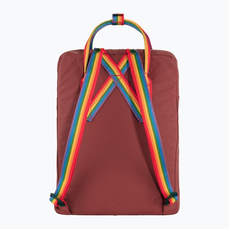 Градска раница Fjällräven Kanken Rainbow 16 l ox red/rainbow pattern 3