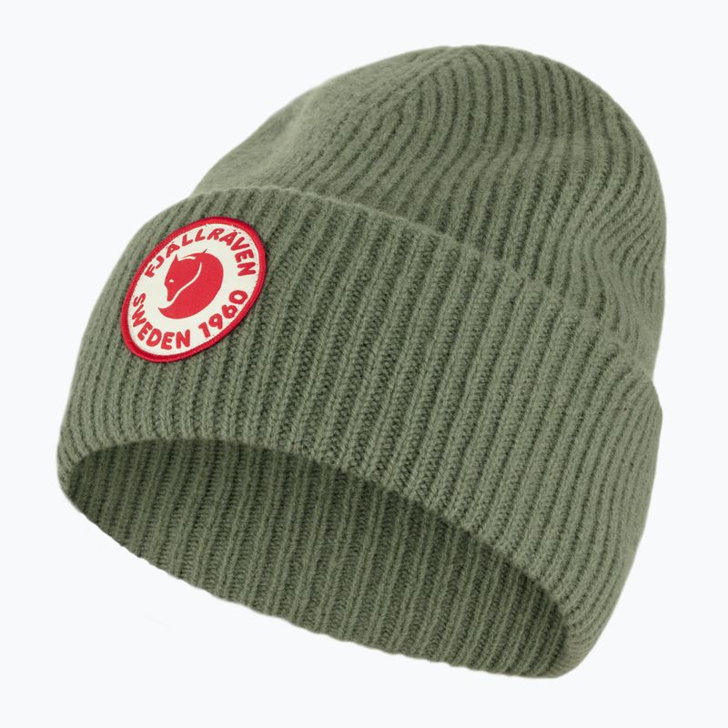 Зимна шапка Fjällräven 1960 Logo Hat caper green 2