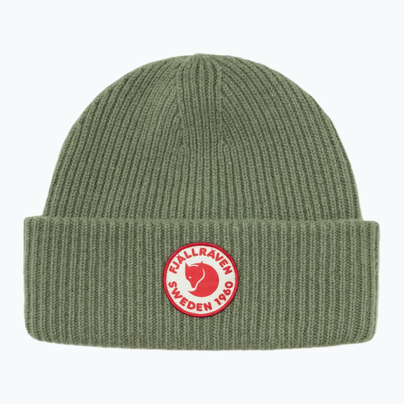 Зимна шапка Fjällräven 1960 Logo Hat caper green