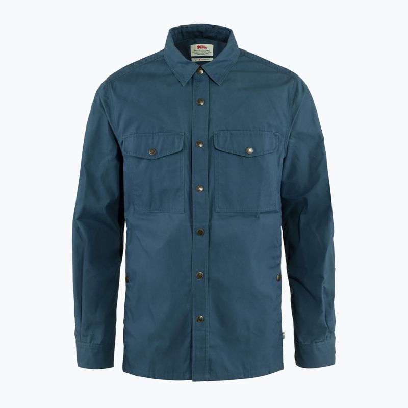 Мъжка риза Fjällräven Singi Overshirt indigo blue