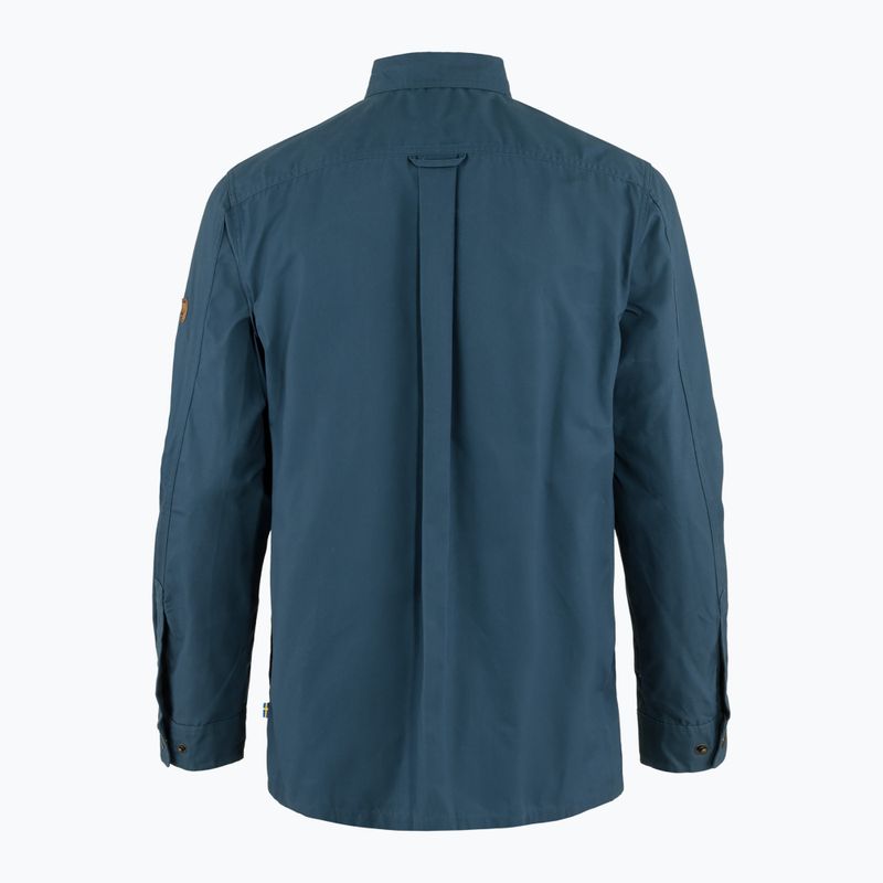 Мъжка риза Fjällräven Singi Overshirt indigo blue 2