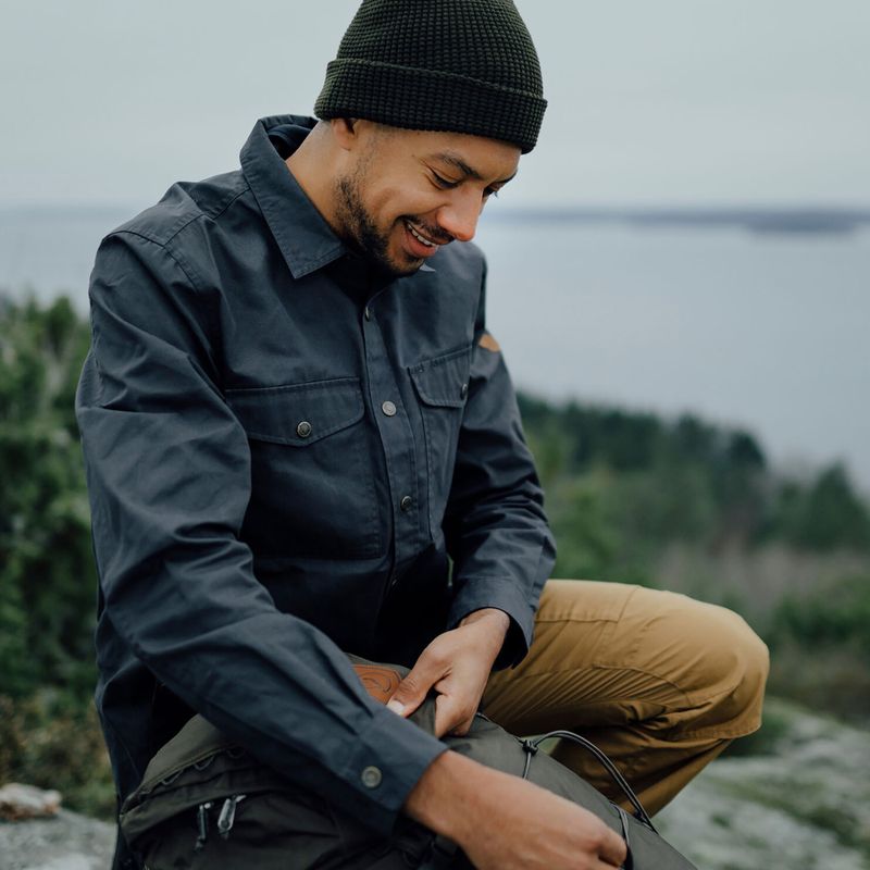 Мъжка риза Fjällräven Singi Overshirt indigo blue 3