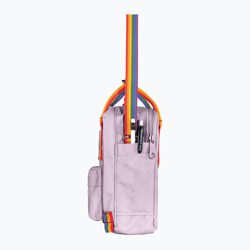 Fjällräven Kanken Rainbow Sling 2,5 л пастелна лавандула/дъга 4