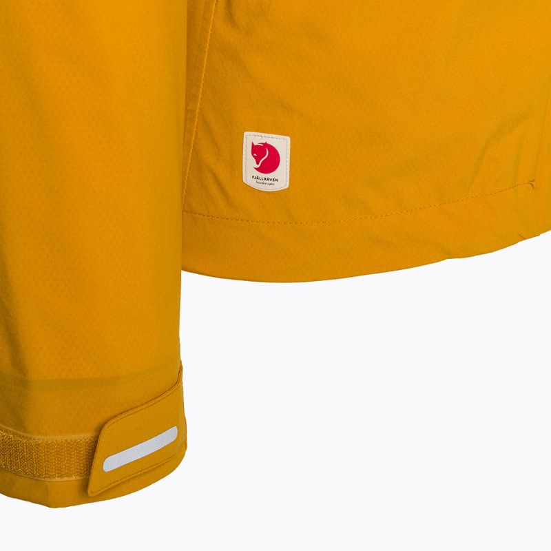 Дамско дъждобранно яке Fjällräven HC Hydratic Trail горчица жълто 3