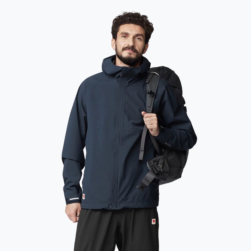 Мъжко дъждобранно яке Fjällräven HC Hydratic Trail dark navy