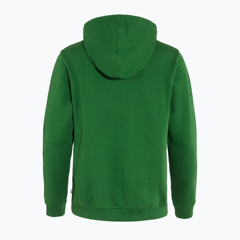 Мъжки суитшърт Fjällräven Logo Hoodie palm green 2