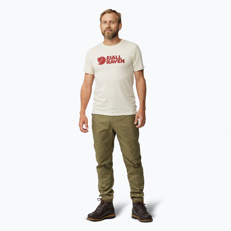 Мъжка тениска Fjällräven Logo chalk white 2