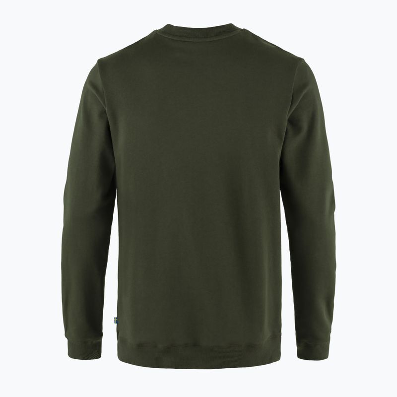 Мъжки суитшърт Fjällräven 1960 Logo Badge Sweater deep forest 2