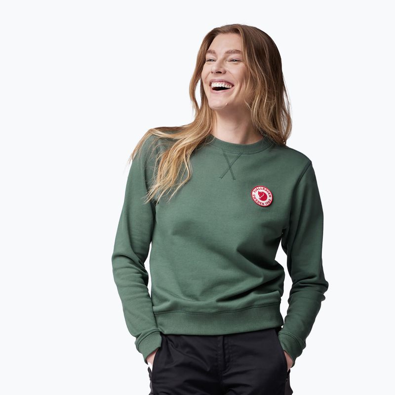 Дамски суитшърт Fjällräven 1960 Logo Badge Sweater deep patina