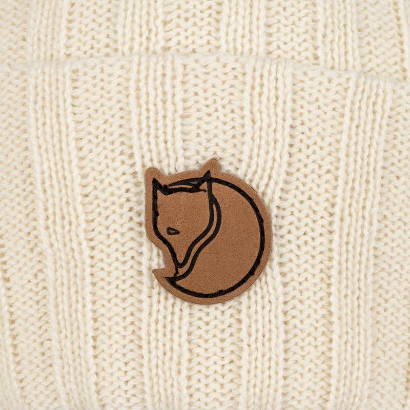 Fjällräven Byron Hat chalk white зимна шапка 4