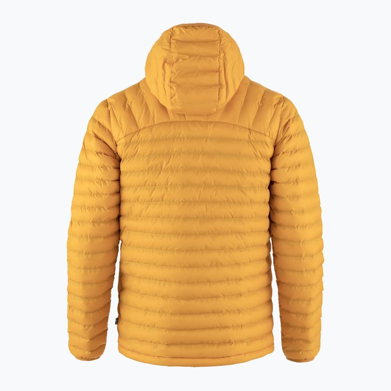 Мъжко пухено яке Fjällräven Expedition Lätt Hoodie mustard yellow 2