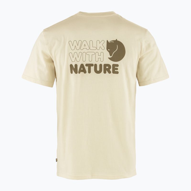 Мъжка тениска Fjällräven Walk With Nature chalk white 2