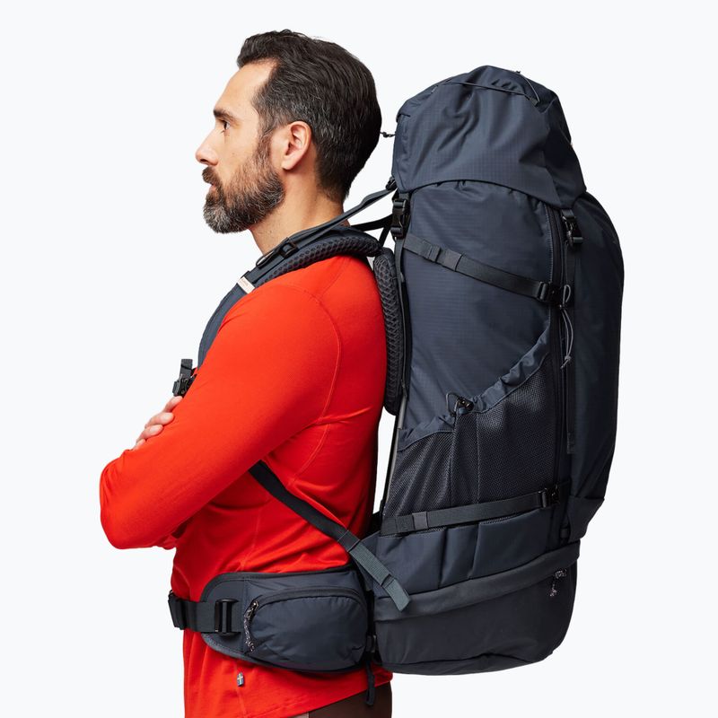 Fjällräven Abisko Trek S/M 65 л раница за трекинг тъмночервена 5