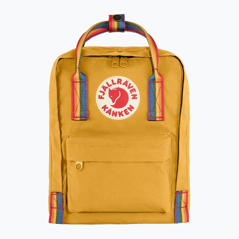 Fjällräven Kanken Rainbow Mini 7 l градска раница в цвят охра/дъга