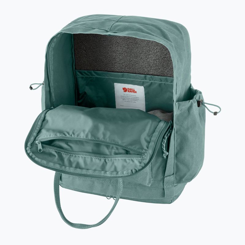 Fjällräven Kånken Outlong 18 l frost green градска раница 4