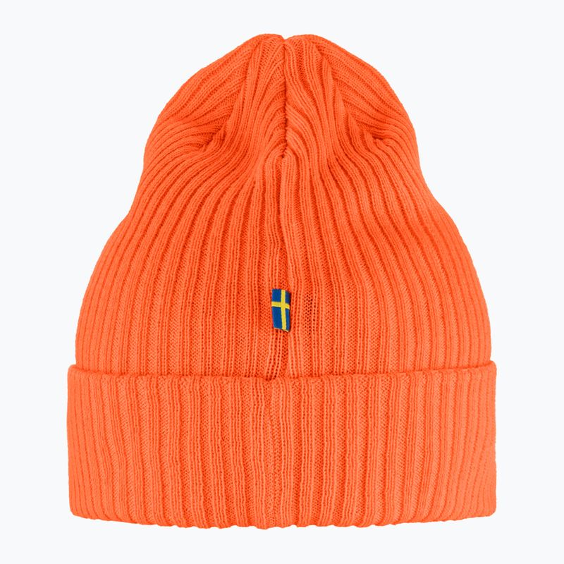 Зимна шапка Fjällräven Rib Hat safety orange 3