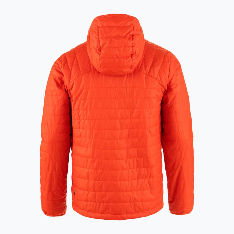 Мъжко пухено яке Fjällräven Expedition X-Lätt Hoodie flame orange 2