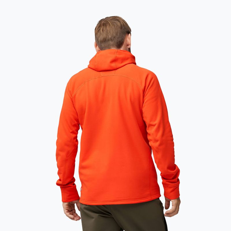 Мъжки трекинг суитшърт Fjällräven Expedition Fleece Hoodie flame orange 2