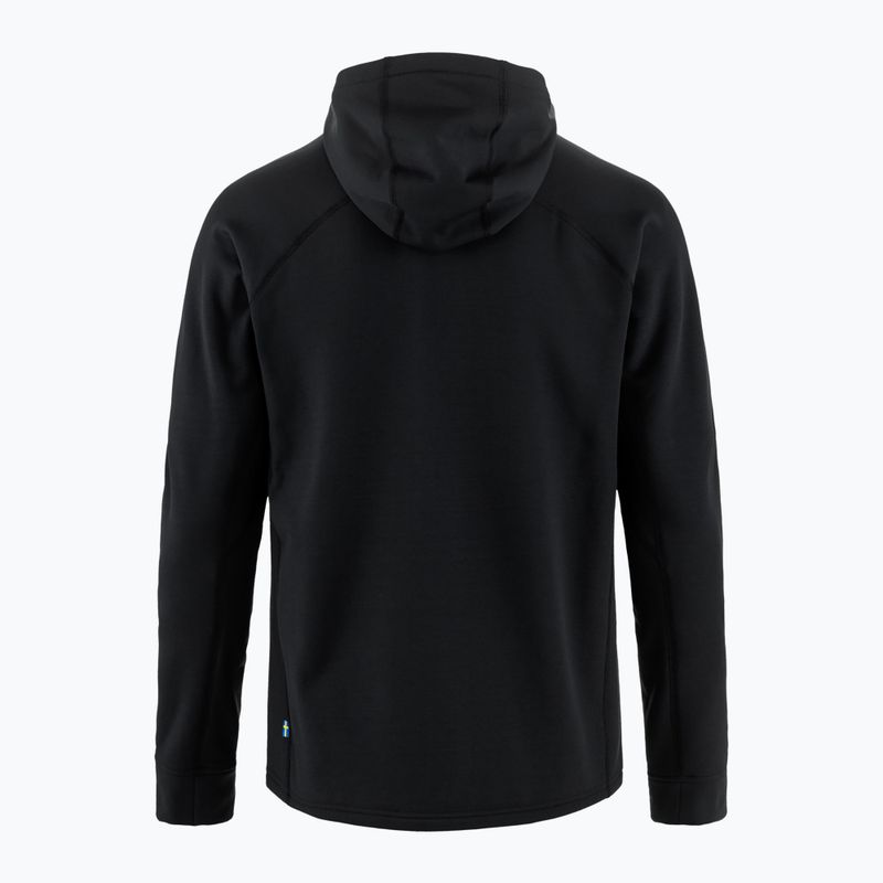 Мъжки трекинг суитшърт Fjällräven Expedition Fleece Hoodie black 2