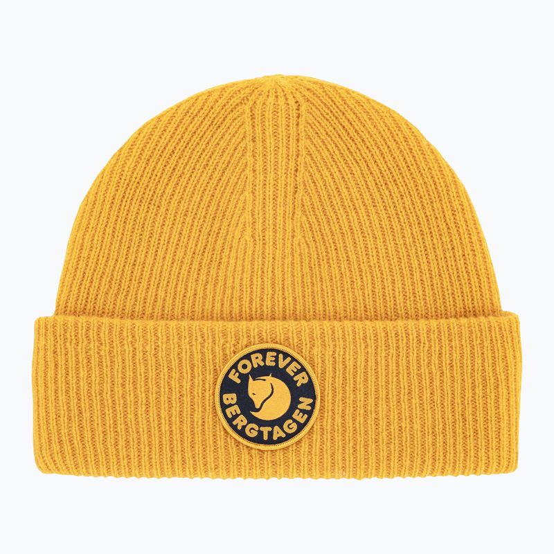 Зимна шапка Fjällräven Bergtagen Forever Wool mustard yellow 3