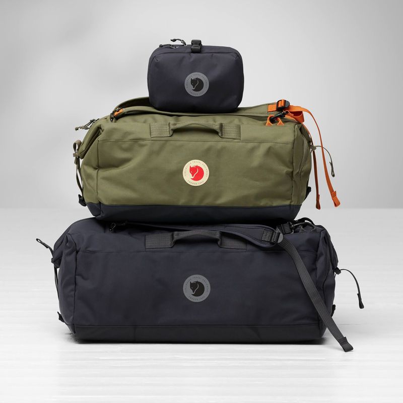 Fjällräven Färden Duffel 80 l coal black пътна чанта 6