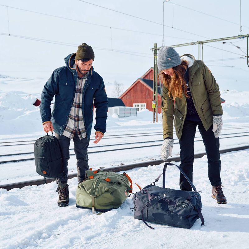 Fjällräven Färden Duffel 80 l coal black пътна чанта 9