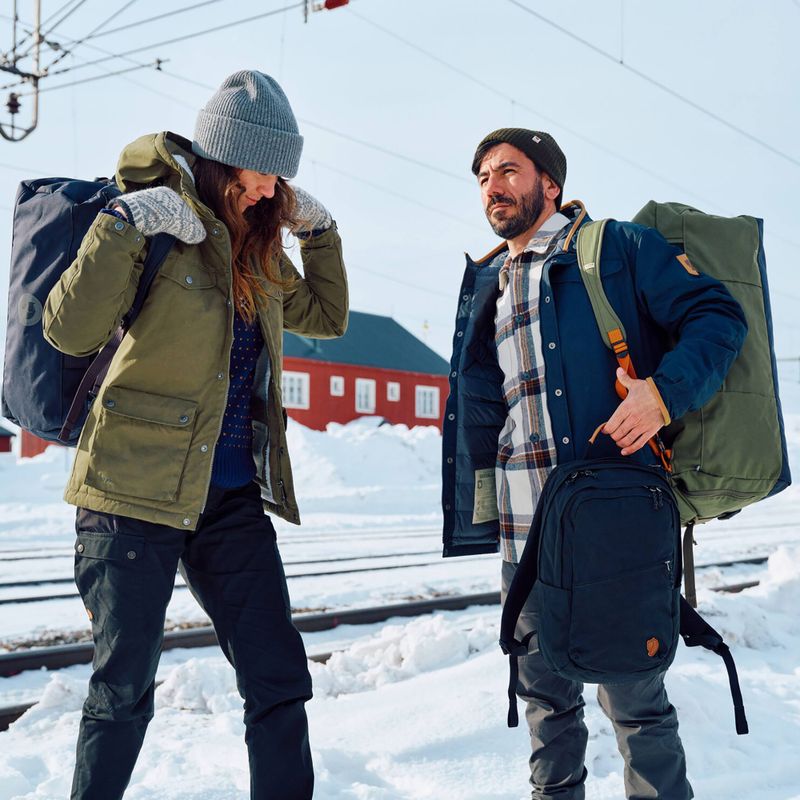 Fjällräven Färden Duffel 80 l coal black пътна чанта 11