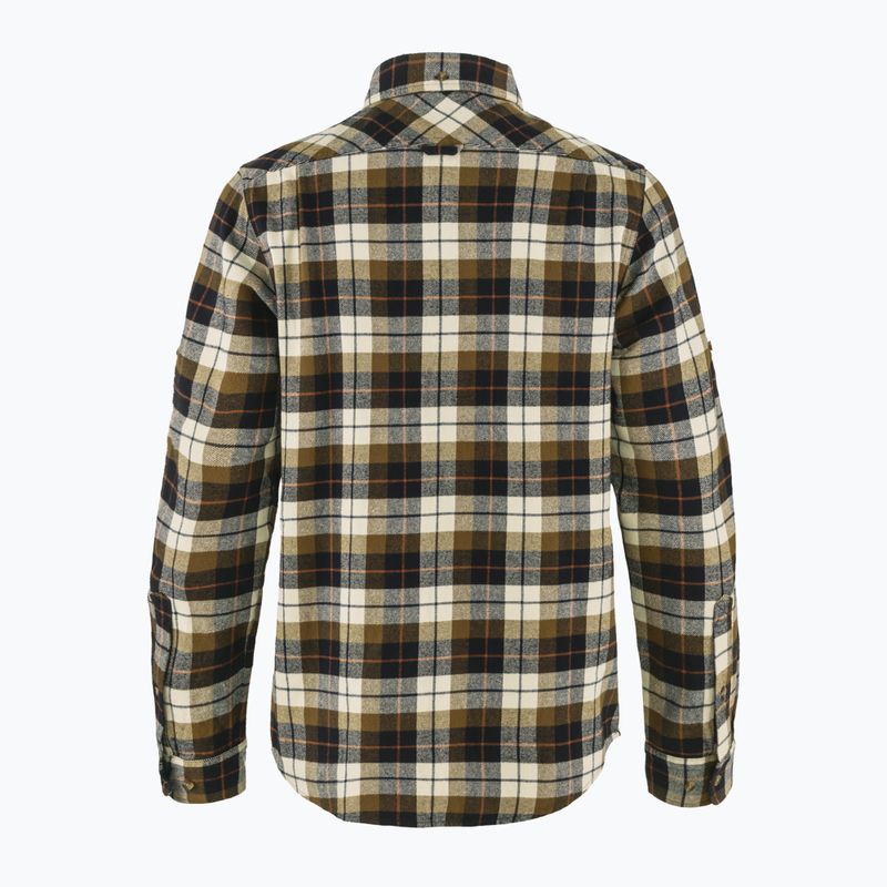 Мъжка риза Fjällräven Singi Heavy Flannel chalk white/dark navy 2