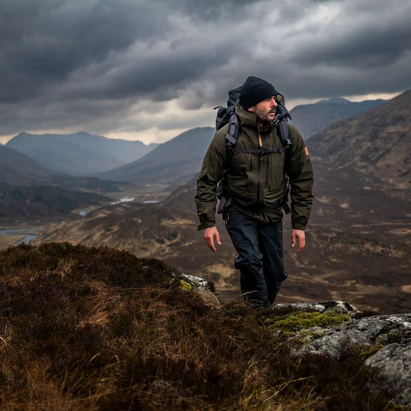 Мъжко яке за вятър Fjällräven Keb GTX deep forest 3