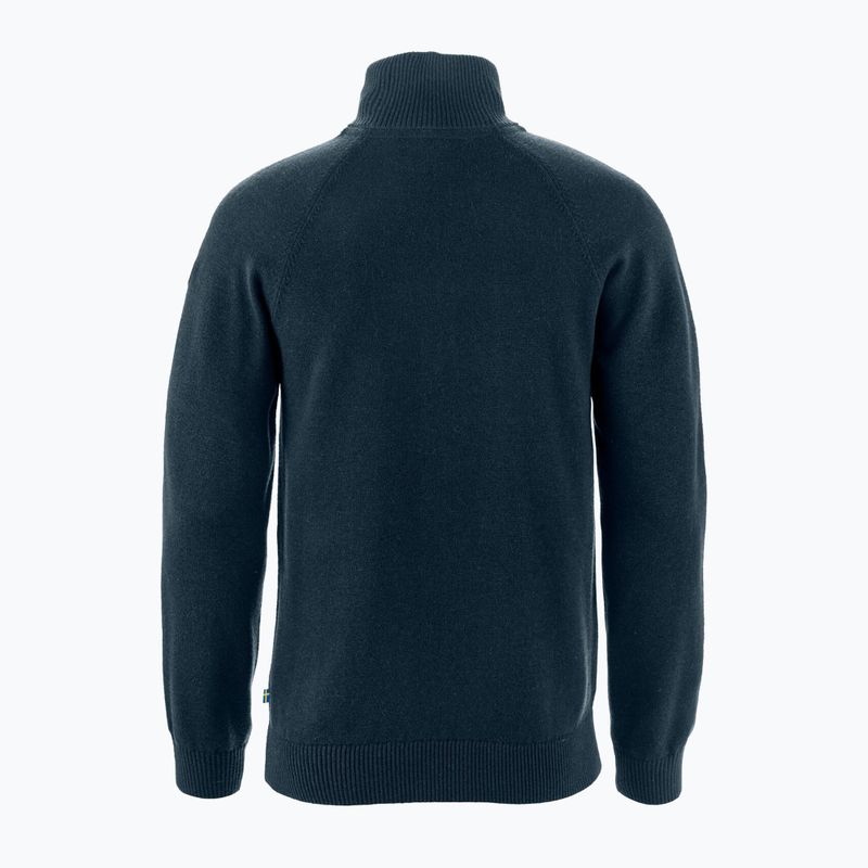 Мъжки суитшърт за трекинг Fjällräven Övik Lite Half Zip dark navy 6