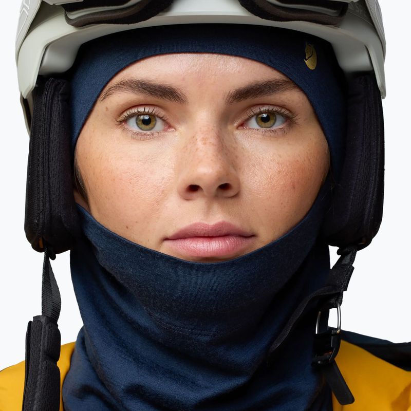 Детска шапка маска Fjällräven Bergtagen Merino mountain blue 5