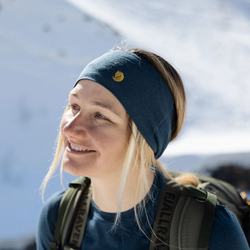 Лента за глава Fjällräven Bergtagen Merino mountain blue 8
