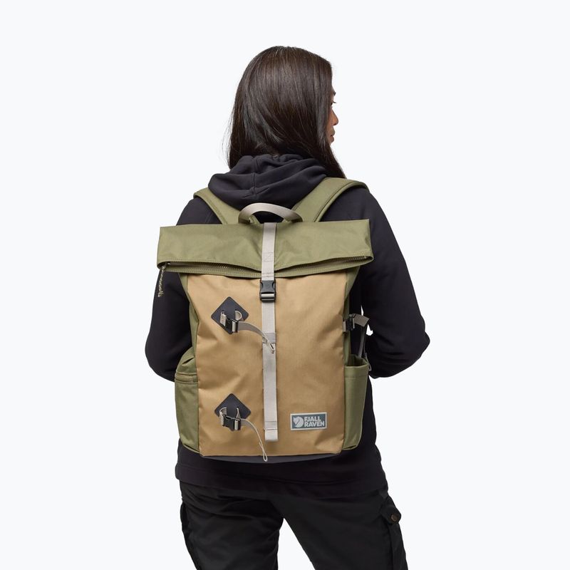 Градска раница Fjällräven Vardag Foldsack 25 l green/clay 10