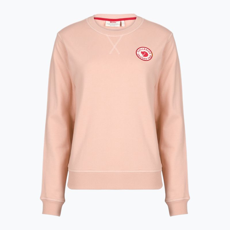 Мъжки суитшърт Fjällräven 1960 Logo Badge Sweater chalk rose