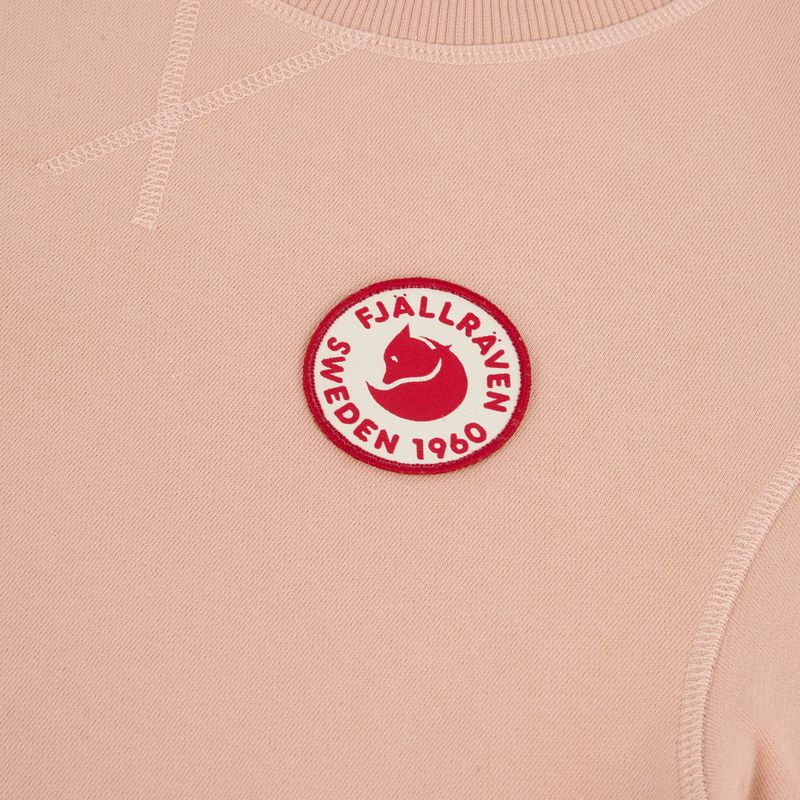 Мъжки суитшърт Fjällräven 1960 Logo Badge Sweater chalk rose 3