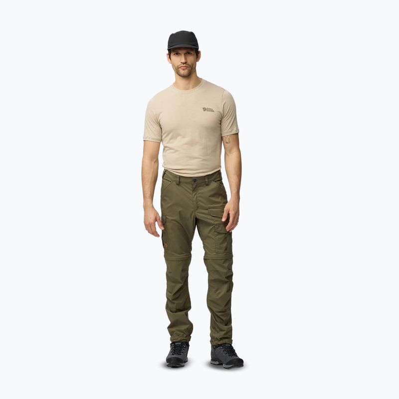 Мъжки панталони за трекинг Fjällräven Vidda Pro Lite Zip Off laurel green 2