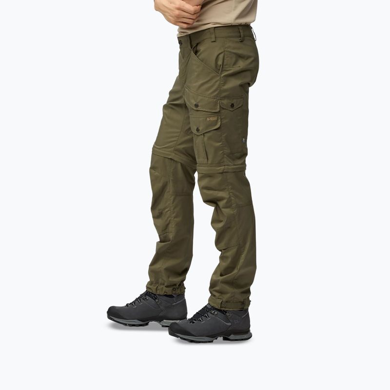 Мъжки панталони за трекинг Fjällräven Vidda Pro Lite Zip Off laurel green 5