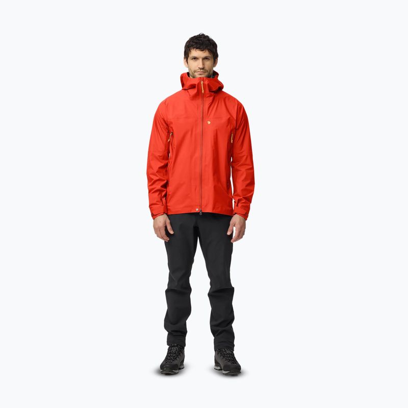 Мъжко софтшел яке Fjällräven Bergtagen GTX Lite flame orange 2