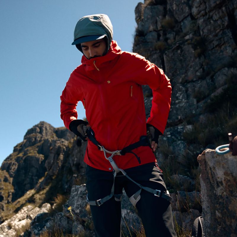Мъжко софтшел яке Fjällräven Bergtagen GTX Lite flame orange 5
