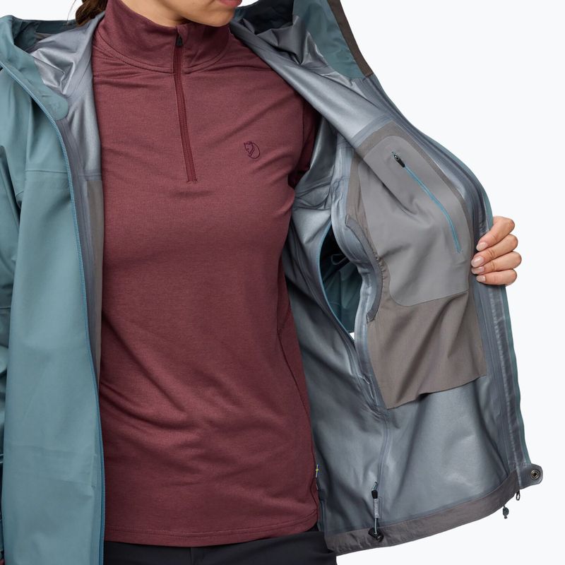 Мъжко софтшел яке Fjällräven Bergtagen GTX Lite nimbus blue 10