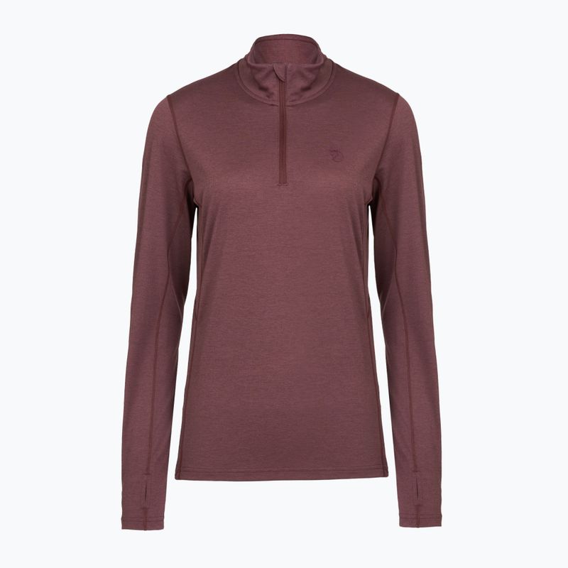 Дамски трекинг суитшърт Fjällräven Abisko Day Hike Half Zip port
