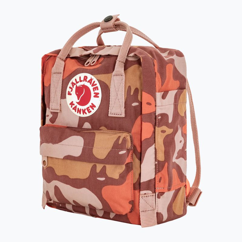 Градска раница Fjällräven Kanken Graphics Mini 7 l chalkrose/hidden animals 2