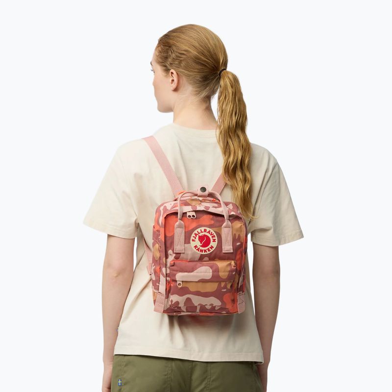 Градска раница Fjällräven Kanken Graphics Mini 7 l chalkrose/hidden animals 4