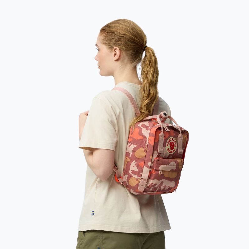 Градска раница Fjällräven Kanken Graphics Mini 7 l chalkrose/hidden animals 5