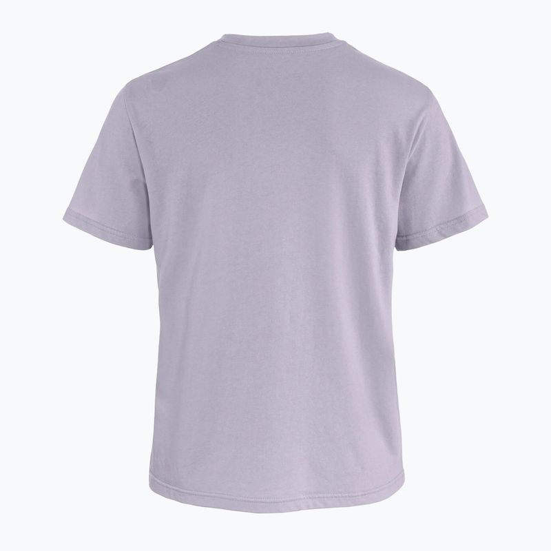 Дамска тениска Fjällräven Fox Boxy Logo lavender mist 2