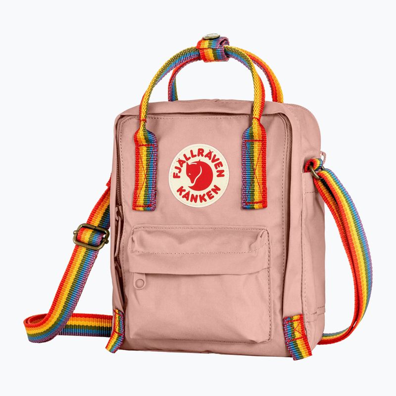 Торбичка Fjällräven Kanken Rainbow Sling 2,5 l chalk rose/rainbow 2